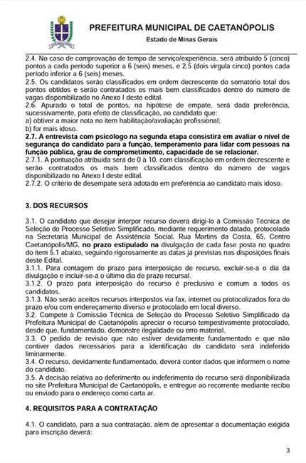 EDITAL DE PROCESSO SIMPLIFICADO Nº03/2017